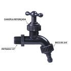 Torneira Plástica Reforçada Para Jardim E Tanque 1/2" | Kazte